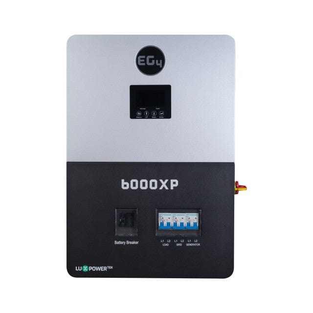Signature Solar Solar Inverters EG4 6000XP Off-Grid Inverter | 8000W PV Input | 6000W Output | 480V VOC Input | 48V 120/240V Split Phase | All-In-One Solar Inverter