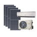 Signature Solar Hybrid Solar Mini-Split Kit EG4 Hybrid Solar Mini-Split Kit | Energy Star Certified Air Conditioner Heat Pump AC/DC | 12000 BTU | SEER2 22 | + 1800 Watts of Solar PV [KIT-E0011]
