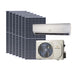 Signature Solar Hybrid Solar Mini-Split Kit EG4 Hybrid Solar Mini-Split Kit | Energy Star Certified Air Conditioner Heat Pump AC/DC | 24000 BTU | SEER2 21 | + 3150 Watts of Solar PV [KIT-E0012]