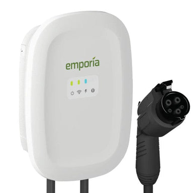 Signature Solar Chargers Emporia EV Charger | White | NEMA 14-50 | J1772
