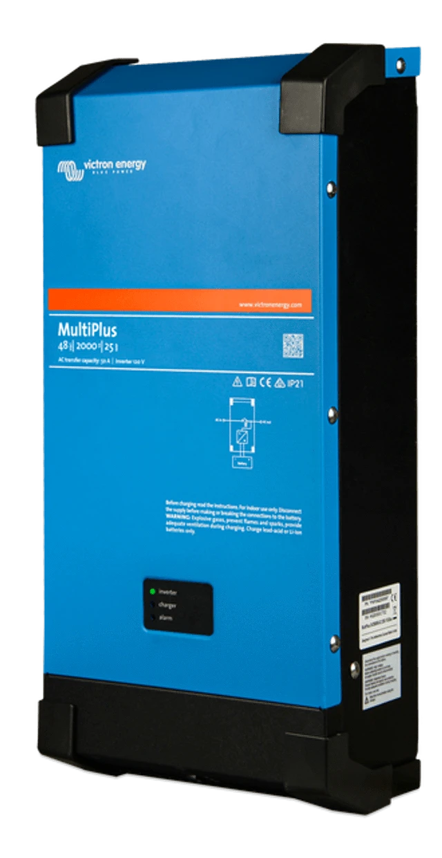 Signature Solar Solar Inverters Victron MultiPlus 48/2000 | 48v Input | 2000VA Output 120V | 25A Charger | Transfer Switch