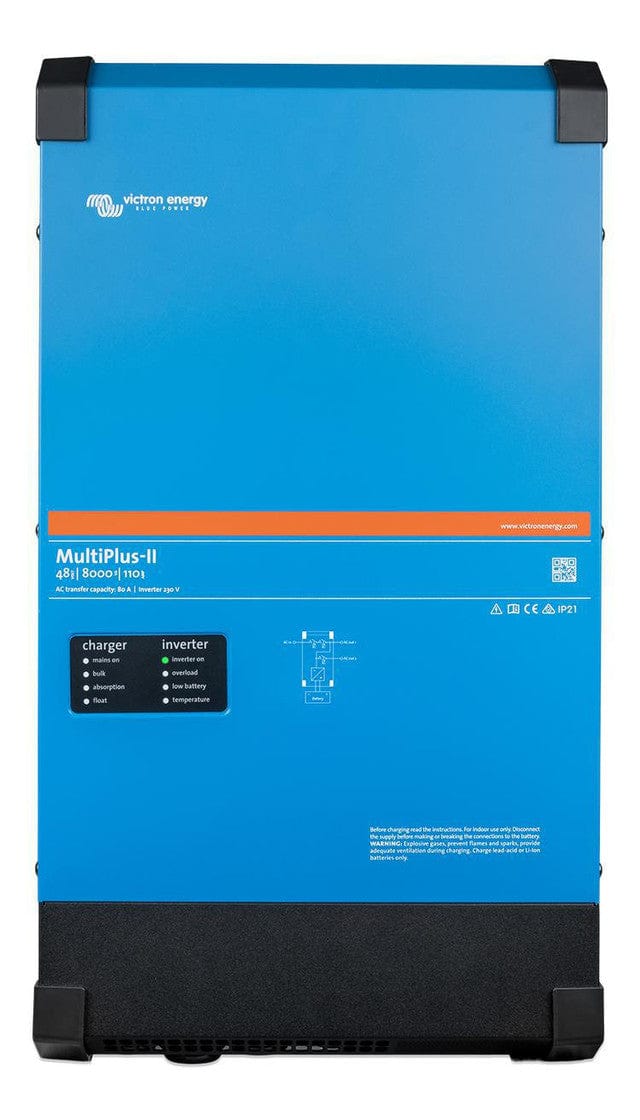 Signature Solar Solar Inverters Victron MultiPlus 48/8000 | 48v Input | 8000VA Output 230V | 110A Charger | Transfer Switch