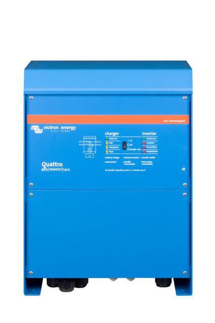 Signature Solar Solar Inverters Victron Quattro 48/10000 | 48V Input | 10000VA Output 120V | 140A Charger | Transfer Switch