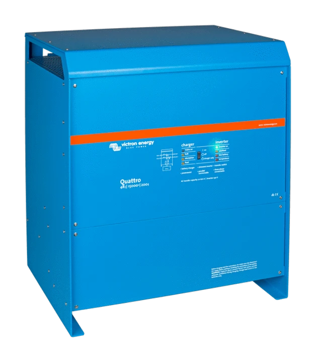 Signature Solar Solar Inverters Victron Quattro 48/15000 | 48V Input | 15000VA Output 230V | 200A Charger | Transfer Switch