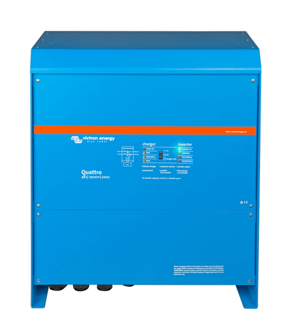 Signature Solar Solar Inverters Victron Quattro 48/15000 | 48V Input | 15000VA Output 230V | 200A Charger | Transfer Switch