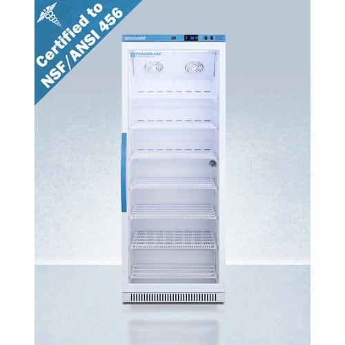 Summit Refrigerators Accucold 12 Cu.Ft. Upright Vaccine Refrigerator, Certified to NSF/ANSI 456 Vaccine Storage Standard ARG12PV456