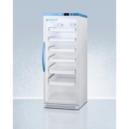 Summit Refrigerators Accucold 12 Cu.Ft. Upright Vaccine Refrigerator with Removable Drawers ARG12PVDR