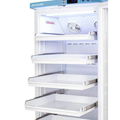 Summit Refrigerators Accucold 12 Cu.Ft. Upright Vaccine Refrigerator with Removable Drawers ARG12PVDR