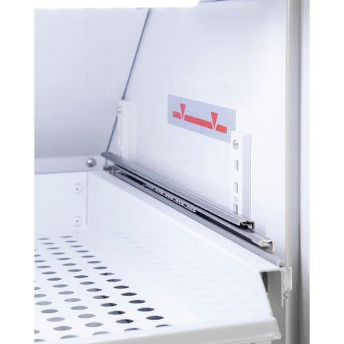 Summit Refrigerators Accucold 12 Cu.Ft. Upright Vaccine Refrigerator with Removable Drawers ARG12PVDR