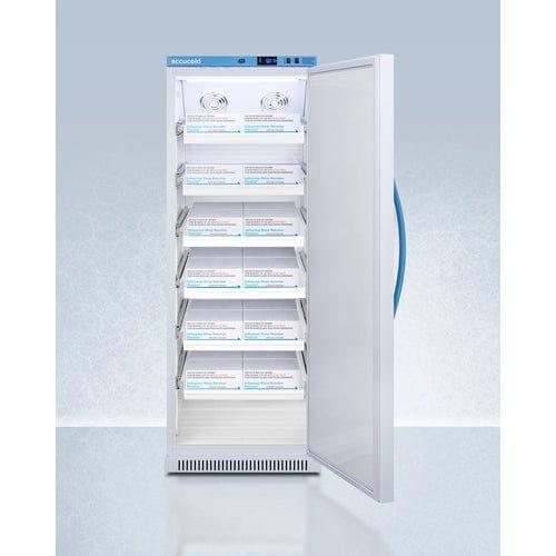 Summit Refrigerators Accucold 12 Cu.Ft. Upright Vaccine Refrigerator with Removable Drawers ARS12PVDR