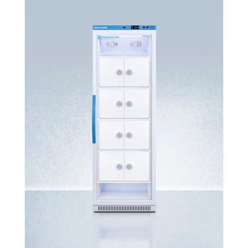 Summit Refrigerators Accucold 15 Cu.Ft. Upright Vaccine Refrigerator with Interior Lockers ARG15PVLOCKER