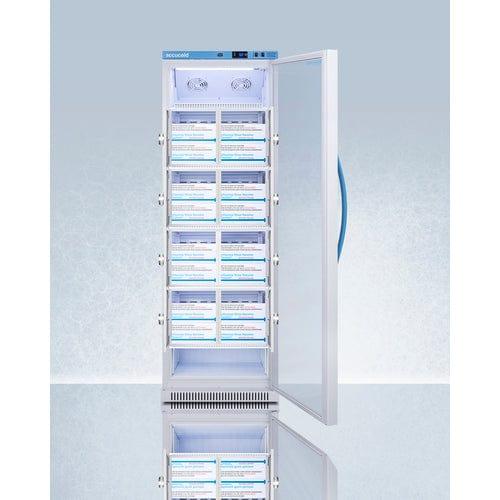 Summit Refrigerators Accucold 15 Cu.Ft. Upright Vaccine Refrigerator with Interior Lockers ARG15PVLOCKER