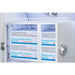 Summit Refrigerators Accucold 15 Cu.Ft. Upright Vaccine Refrigerator with Interior Lockers ARS15PVLOCKER