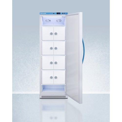 Summit Refrigerators Accucold 15 Cu.Ft. Upright Vaccine Refrigerator with Interior Lockers ARS15PVLOCKER