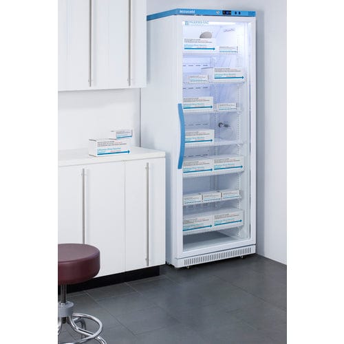 Summit Refrigerators Accucold 18 Cu.Ft. Upright Vaccine Refrigerator, Certified to NSF/ANSI 456 Vaccine Storage Standard ARG18PV456