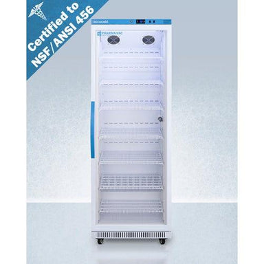 Summit Refrigerators Accucold 18 Cu.Ft. Upright Vaccine Refrigerator, Certified to NSF/ANSI 456 Vaccine Storage Standard ARG18PV456