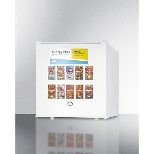 Summit Refrigerators Accucold 19" Wide Allergy-Free All-Refrigerator AZAR2W