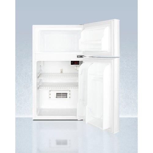 Summit Refrigerators Accucold 19&quot; Wide General Purpose Refrigerator-Freezer, ADA Height AGP34RFADA