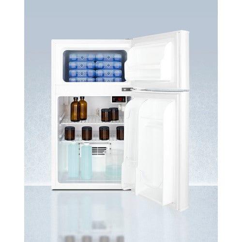 Summit Refrigerators Accucold 19" Wide General Purpose Refrigerator-Freezer, ADA Height AGP34RFADA