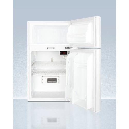 Summit Refrigerators Accucold 19&quot; Wide General Purpose Refrigerator-Freezer, ADA Height AGP34RFLCALADA