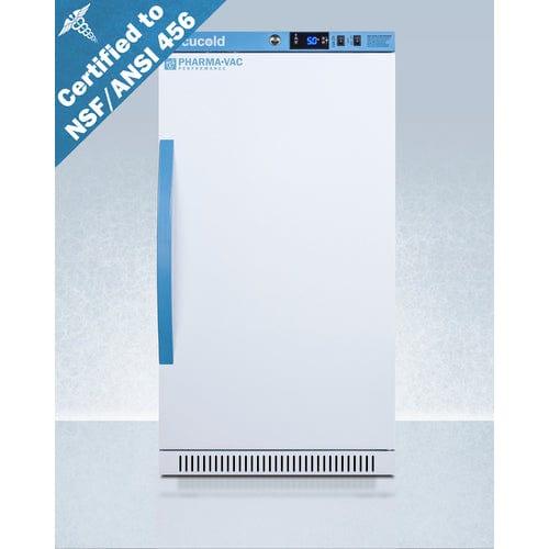 Summit Laboratory Freezers Accucold 2.83 Cu.Ft. ADA Height Vaccine Refrigerator, Certified to NSF/ANSI 456 Vaccine Storage Standard ARS32PVBIADA456