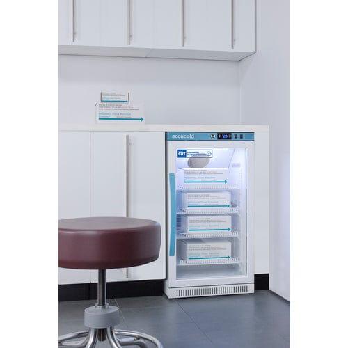 Summit Refrigerators Accucold 2.83 Cu.Ft. Upright Controlled Room Temperature Cabinet, ADA Height ARG31PVBIADA-CRT