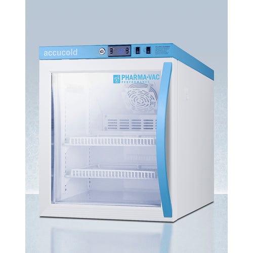 Summit Refrigerators Accucold 2 Cu.Ft. Compact Vaccine Refrigerator, Certified to NSF/ANSI 456 Vaccine Storage Standard ARG2PV456LHD