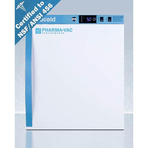 Summit Refrigerators Accucold 2 Cu.Ft. Compact Vaccine Refrigerator, Certified to NSF/ANSI 456 Vaccine Storage Standard ARS2PV456