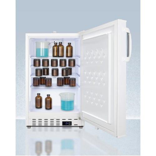 Summit Refrigerators Accucold 20&quot; Wide Built-In Healthcare All-Refrigerator, ADA Compliant ADA404REF