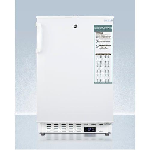 Summit Refrigerators Accucold 20&quot; Wide Built-In Healthcare All-Refrigerator, ADA Compliant ADA404REF