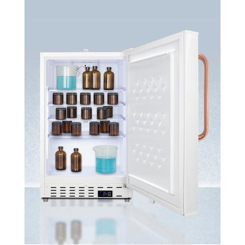 Summit Refrigerators Accucold 20&quot; Wide Built-In Healthcare All-Refrigerator, ADA Compliant ADA404REFTBC