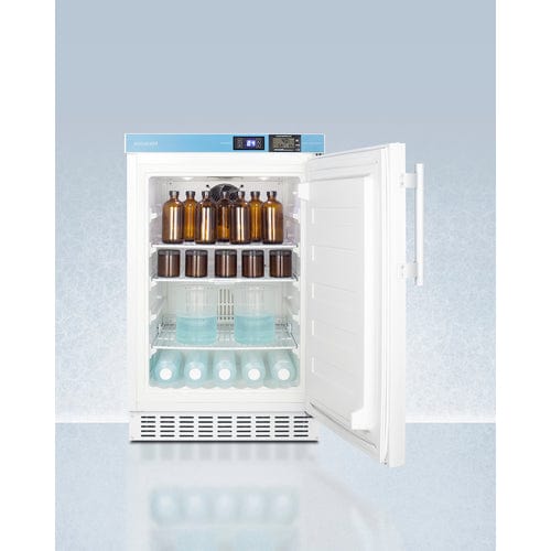 Summit Refrigerators Accucold 20&quot; Wide Built-In Pharmacy All-Refrigerator, ADA Compliant ACR45LCAL