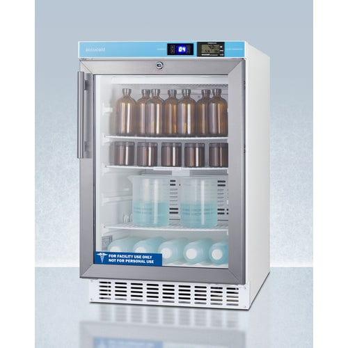 Summit Refrigerators Accucold 20&quot; Wide Built-In Pharmacy All-Refrigerator, ADA Compliant ACR46GL