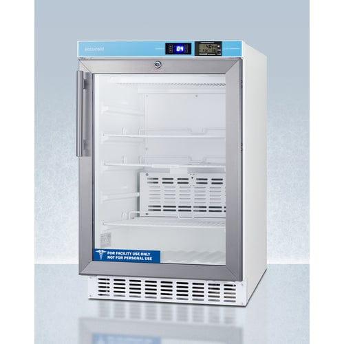 Summit Refrigerators Accucold 20" Wide Built-In Pharmacy All-Refrigerator, ADA Compliant ACR46GLCAL