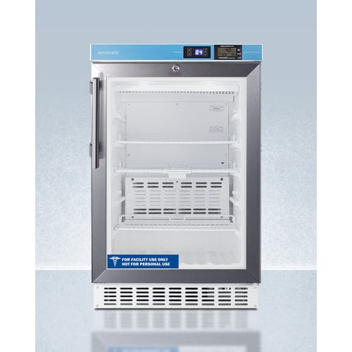 Summit Refrigerators Accucold 20&quot; Wide Built-In Pharmacy All-Refrigerator, ADA Compliant ACR46GLCAL