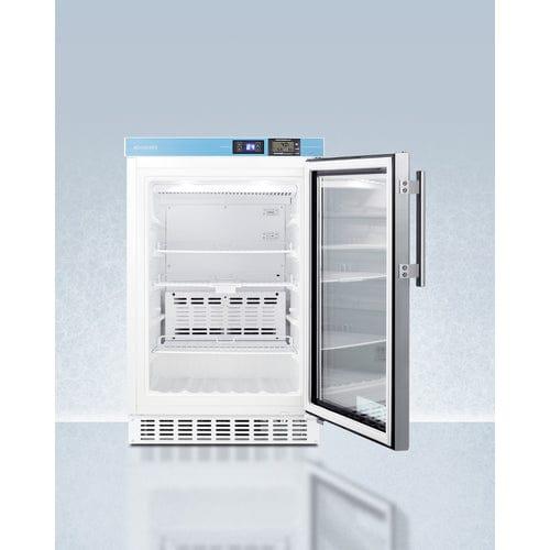 Summit Refrigerators Accucold 20" Wide Built-In Pharmacy All-Refrigerator, ADA Compliant ACR46GLCAL