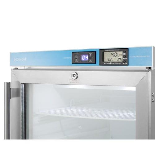 Summit Refrigerators Accucold 20" Wide Built-In Pharmacy All-Refrigerator, ADA Compliant ACR46GLCAL