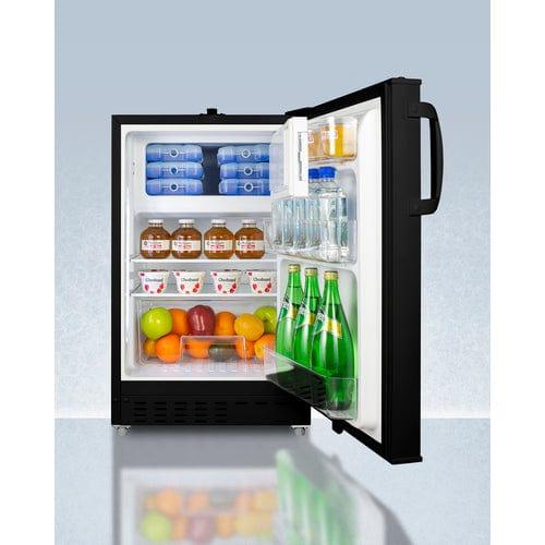 Summit Refrigerators Accucold 20" Wide Built-in Refrigerator-Freezer, ADA Compliant ADA302BRFZ