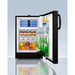 Summit Refrigerators Accucold 20" Wide Built-in Refrigerator-Freezer, ADA Compliant ADA302BRFZ