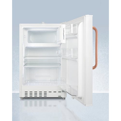 Summit Refrigerators Accucold 20&quot; Wide Built-in Refrigerator-Freezer, ADA Compliant ADA302RFZTBC