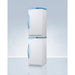 Summit Refrigerators Accucold 20" Wide Performance Series All-Refrigerator/All-Freezer Combination ARS32PVBIADA-AFZ2PVBIADASTACK