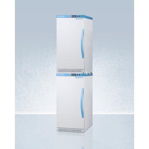 Summit Refrigerators Accucold 20" Wide Performance Series All-Refrigerator/All-Freezer Combination ARS32PVBIADA-AFZ2PVBIADASTACKLHD
