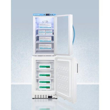 Summit Refrigerators Accucold 20" Wide Vaccine Refrigerator/Freezer Combination ARG3PV-ADA305AFSTACK