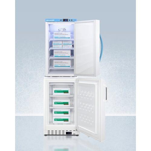 Summit Refrigerators Accucold 20&quot; Wide Vaccine Refrigerator/Freezer Combination ARS3PV-ADA305AFSTACK