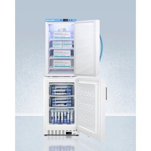 Summit Refrigerators Accucold 20&quot; Wide Vaccine Refrigerator/Freezer Combination ARS3PV-ADA305AFSTACK