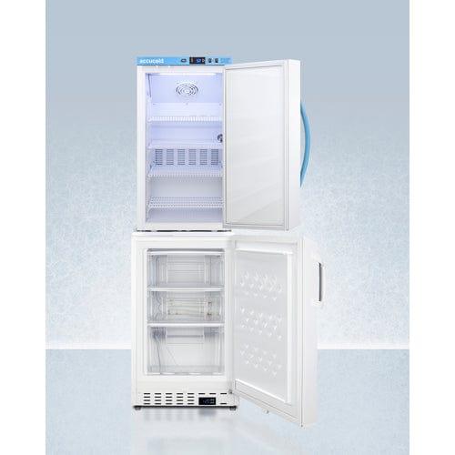 Summit Refrigerators Accucold 20&quot; Wide Vaccine Refrigerator/Freezer Combination ARS3PV-ADA305AFSTACK