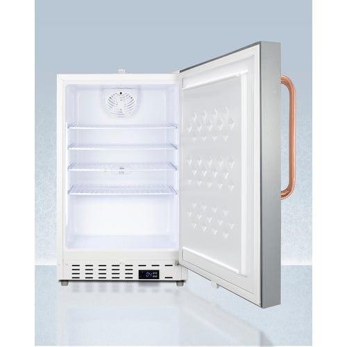 Summit Refrigerators Accucold 21" Wide Built-In Healthcare All-Refrigerator, ADA Compliant ADA404REFSSTBC