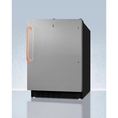Summit Refrigerators Accucold 21" Wide Built-in Refrigerator-Freezer, ADA Compliant ADA302BRFZSSTBC