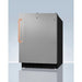 Summit Refrigerators Accucold 21" Wide Built-in Refrigerator-Freezer, ADA Compliant ADA302BRFZSSTBC