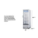 Summit Refrigerators Accucold 21" Wide Pharmacy Refrigerator ACR82L